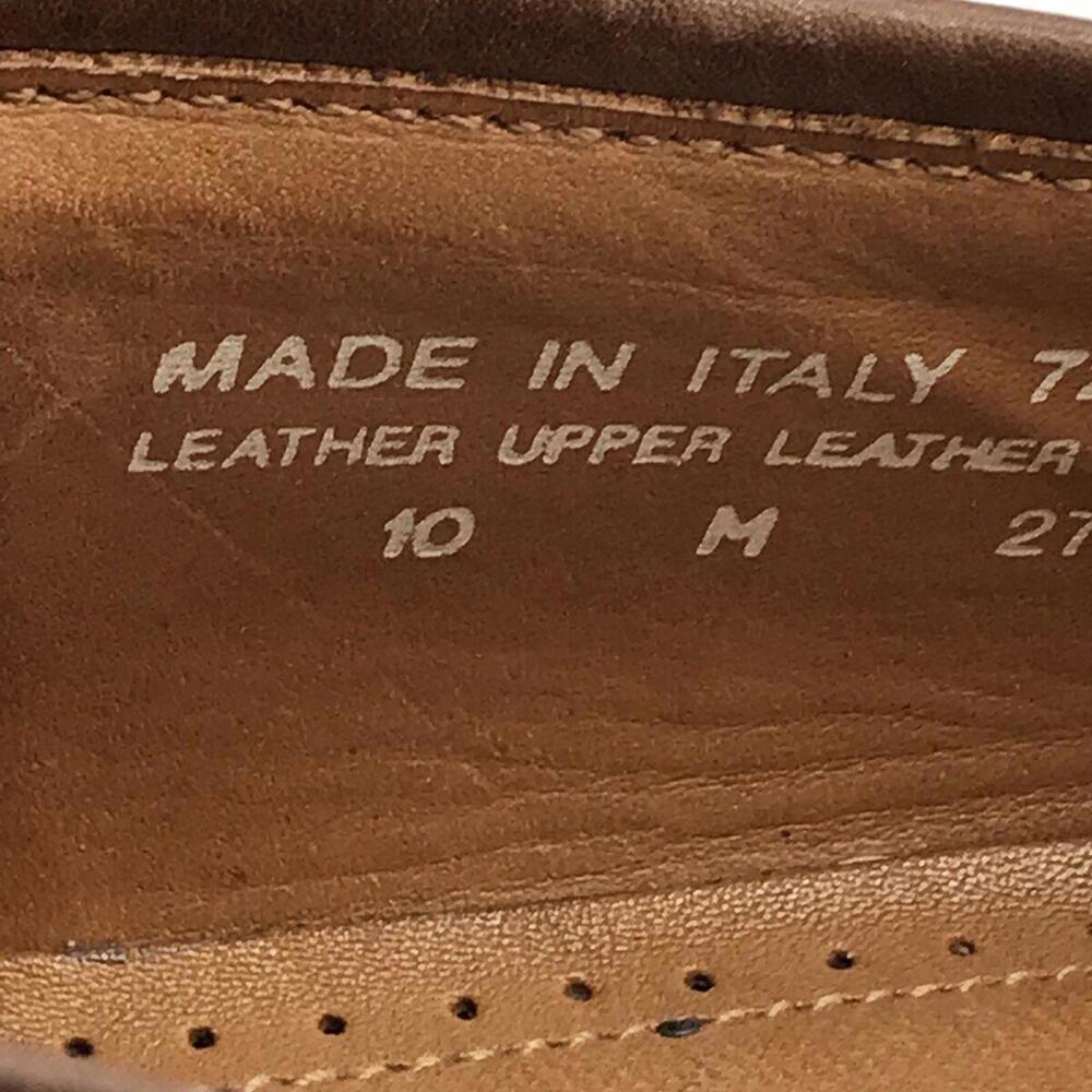 Bostonian Florentine Italy Italian Leather Weave 10 M Casual Loafer Shoes 27792 - Picture 9 of 10